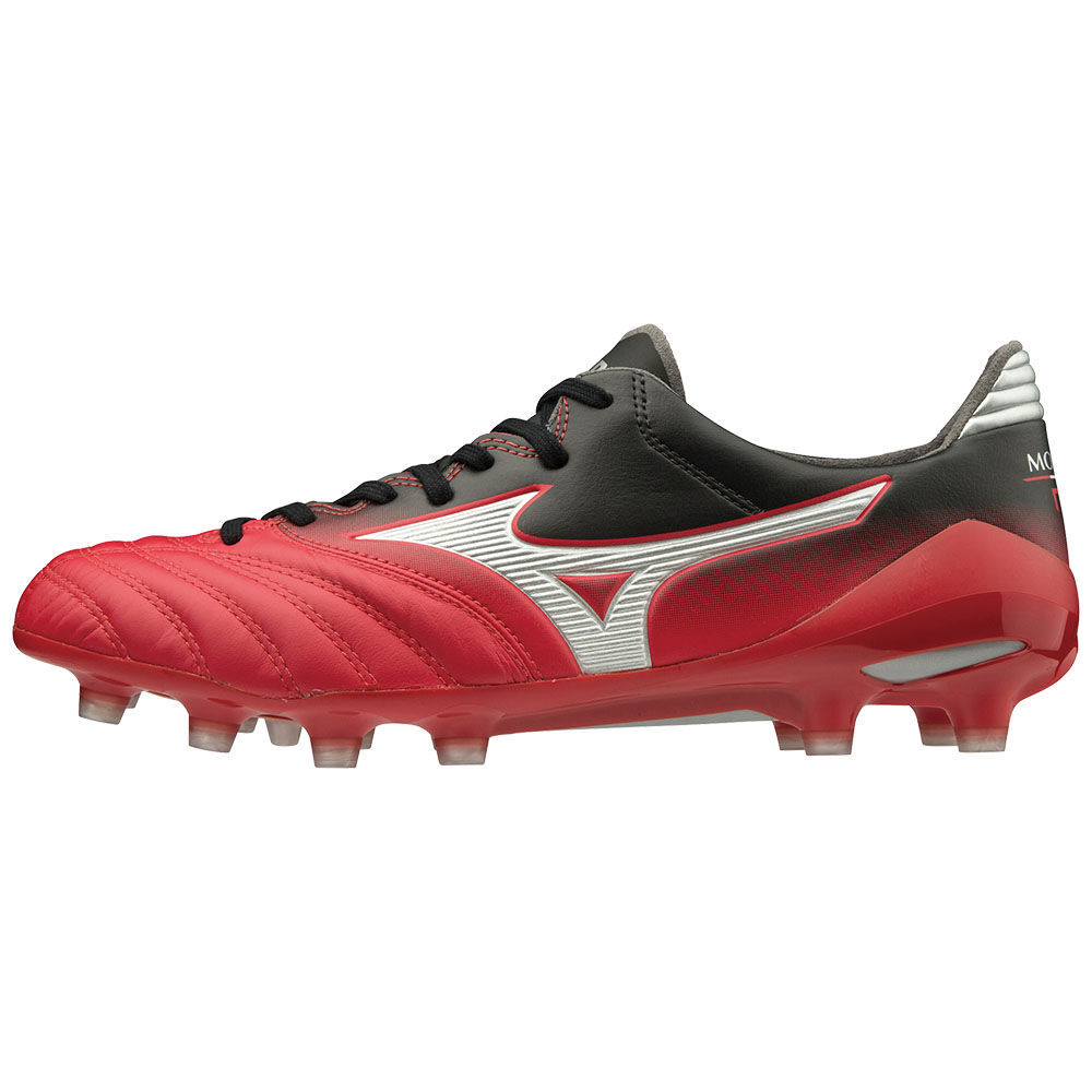 Panske Kopačky Mizuno MORELIA NEO II MD Červené/Strieborne/Čierne Vypredaj GYLZ13245
